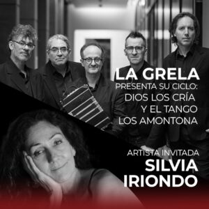 QUINTETO LA GRELA<br>Sábado 5/9<br>Puerta 21 hs Show 21.45 hs